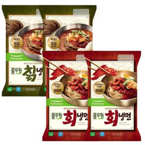풀무원 칡냉면 x 2개 + 속초 회냉면 x 2개