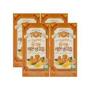 홀베리 그대로 짜낸 유기농 레몬생강즙 15g x 14포 x 4박스 /An