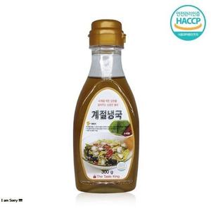 계절냉국300g 상큼소스 묵국수 오이냉국