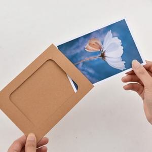 크라프트 페이퍼 프레임 엽서 가랜드 4x6 종이액자10P