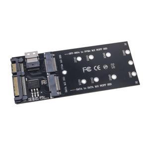PC 데스크탑 메인보드용 M2 SSD 어댑터, SATA + NVME SFF-8654 변환기, 22 핀 확장 카드