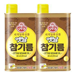 [T]오뚜기 옛날 참기름 450ml x 2병