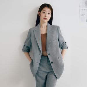 [롯데백화점]케네스레이디 그린싱 자수 포인트 자켓[장다아 착용] (EWJKOD40)