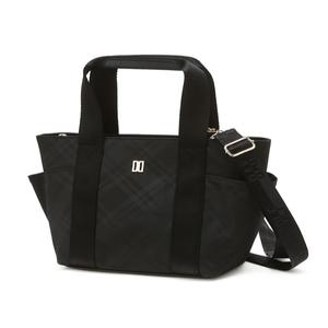 닥스 골프 여성 24FW [ONLINE EXCLUSIVE] 블랙 하우스 체크 경량 카트백 DNGF4F966BK
