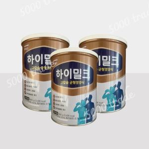 하이밀크 고칼슘 균형영양식 초유 단백질 600g 3캔