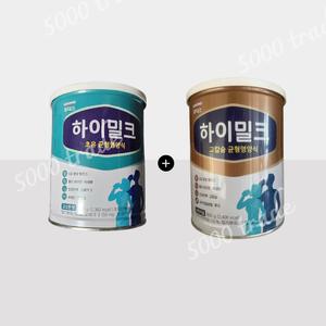 하이밀크 초유 균형영양식 루테인 인지질 600g 1캔 + 고칼슘 균형영양식 600g 1캔