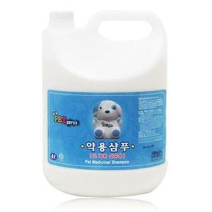 반려용품 펫퍼스 대용량 약용샴푸(이벼룩방지) 4L