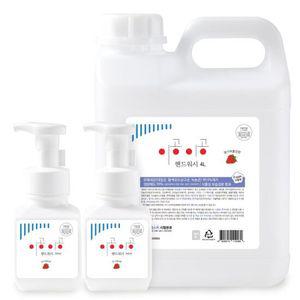 이공이공 핸드워시 딸기향 4L 1개300ml 본품 2개