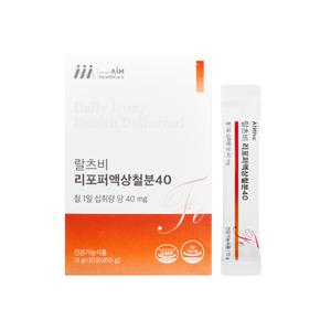 랄츠비 리포퍼액상철분40 여성 임산부 출산후 변비없는 비헴철 철분제