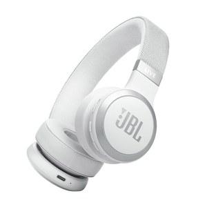 JBL Live 670NC - 스마트 앰비언트를 통한 어댑티브 노이즈 캔슬링, 최대 65시간 배터리 수명, 속도 충전, 경량, 편안하고 접이식 디자인(화이트)의 무선 온이어 헤드폰