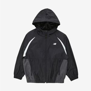 키즈(NB Kids) PLAY DENIM_배색 홑겹 바람막이 NK9AF2503U_Black