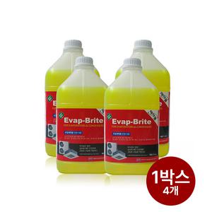 에어컨 세척제 에바브라이트 3.78L 열교환기 핀 세척제 4개 1박스