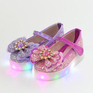 에블리 하트 아동 베이비 키즈 주니어 여아 LED구두