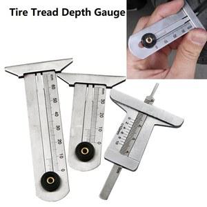 버니어 깊이 게이지 0-30mm 0-50mm 0-60mm자동차 타이어 트레드 미터 눈금자 캘리퍼스 측정 도구