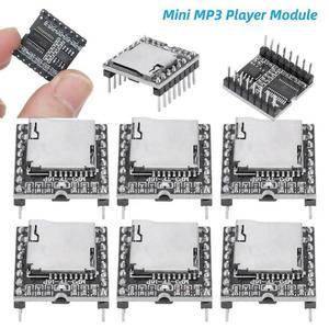 자동차 CD MP16 미니 MP3 플레이어 모듈 V3.0 16P 지지대 TF 카드 U DF 음성 보드 Arduino용 1-10