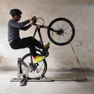 자전거 윌리 연습 프레임 MTB 발판 묘기 훈련 올리기