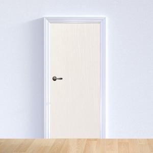 크림화이트 우드 현관문시트지 WBPWD302 헤라증정