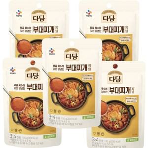 CJ 다담 부대찌개양념 140g X 5개