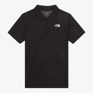 노스페이스 여성 기능성 반팔 카라티 25SS 여성 쿨맥스 프라임 반팔 폴로 NT7PR34A BLK