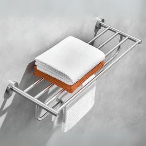 스텐 304 욕실 화장실 2단 선반 수건걸이 무광 유광