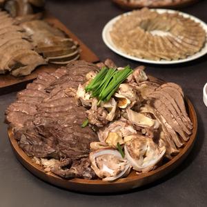 고메팜스 순대 내장 돼지 부속 모듬 오소리감투 머릿고기 토종 순대국 간 울대  염통 허파 편육 국밥 재료