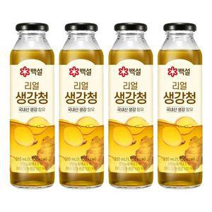 [CJ제일제당][CJ]백설 리얼생강청 310ml x4개[35010676]