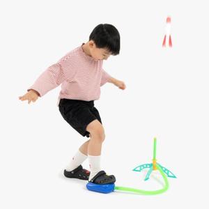 플라스틱 에어로켓 장난감/기체 추진 놀이 만들기 로켓 로케트 야외 에어 DIY 공기 완구 키트 세트 실험