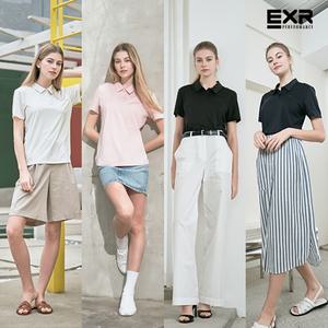 [이엑스알] 반팔 카라티4종, 여성