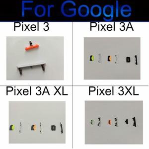 Google Pixel 3 3XL 3A 용 전원 볼륨 버튼  ON OFF 사이드 스위치 키 단추 업 다운 재조정 수리 부품