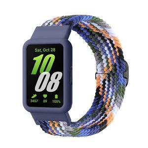 시계 스트랩  케이스 Samsung Galaxy Fit3 Fit 3 나일론 통기성 손목 밴드 팔찌 SmartWatch Watchband 탄력