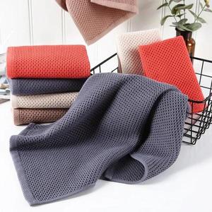 100% 면 핸드타올  체크 무늬 핸드타올  얼굴 관리  매직 욕실 스포츠  가정용 일회용 수건  목욕 수건  34