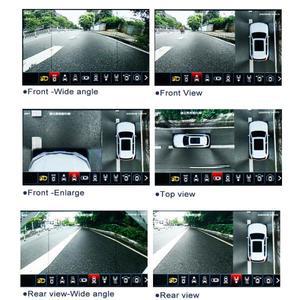 UHD 3D 서라운드 버드 뷰 시스템, 자동차 DVR 후방 카메라, 녹화 주차 범용 사이드 4 360 도