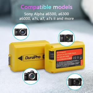 소니 RX10 A6000 A7 A7II 용 NP-FW50 배터리 NP 2160mAh