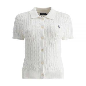 [폴로]POLO RALPHLAUREN 폴로 랄프로렌 25SS 포니로고 자수 코튼 케이블 반팔 가디건 133990879