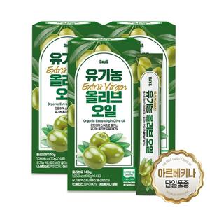 [참앤들황토농원]데이앤 유기농 엑스트라버진 올리브오일 14포 3박스