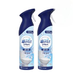 페브리즈 에어 강력탈취 공기탈취제 화장실용 프레시스카이 165g 2개