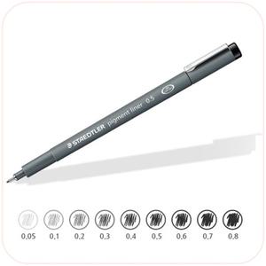 스테들러 피그먼트 라이너펜 0.3mm 흑색 1개