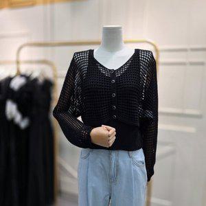 레이어드 나시 가디건 세트 ER2JK504BK
