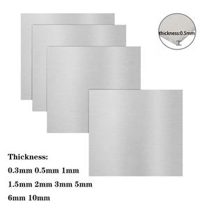 알루미늄판재 1 개 알루미늄 플레이트 금속 모델 부품 자동차 프레임 구조 0.3mm 0.5mm 1mm 2mm 두께 선택