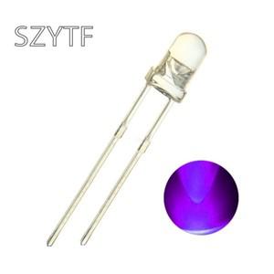 5파이 led 원형 UV LED 자외선 395nm 100 개 5mm