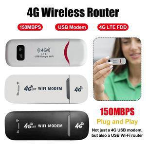 4G/5G 모바일 WIFI 라우터 150Mbps LTE 무선 USB 동글 모뎀 스틱 Sim 카드 포켓 핫 광대역 오피스 용