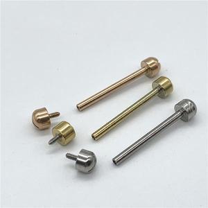 시계 나사 튜브 로드 실버 골드 로즈 연결 샤프트 부품 4mm PC