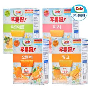Dole 돌 얼려먹는 과즙 주스 후룻팝 8입 4박스 (총 32입) 아이들여름간식 과일아이스크림