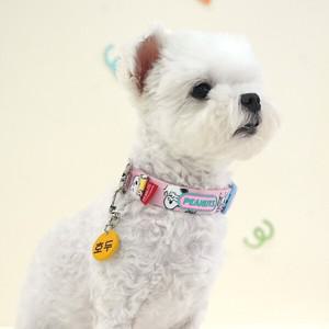 강아지 목줄 패리스독 피너츠 테마 목줄  SM 애견목줄 산책용품