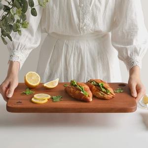 통원목 마호가니 도마 캠핑 고기 플레이팅 우드도마