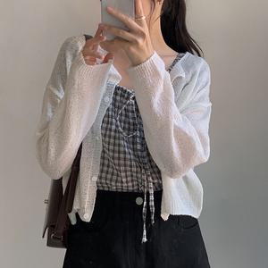 [코코블랑] 아리아 린넨 부클 가디건