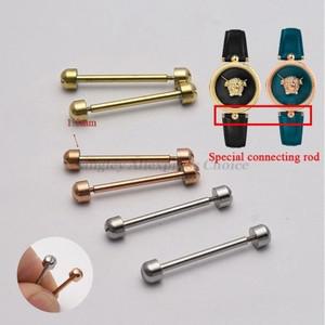 시계 나사 튜브 로드 부착 러그 스템 링크 키트, 가죽 핀 걸쇠 팔찌 수리, 14mm, 2 개
