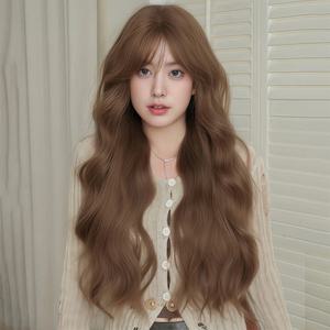 키라비 가발 여성 통가발 긴머리 웨이브 75cm KPE0456