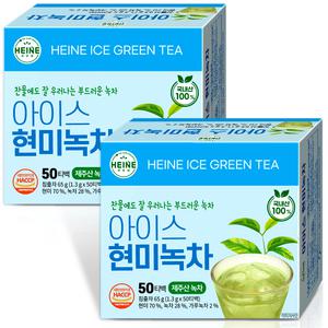 하이네 아이스 현미녹차 100T(50Tx2)/찬물녹차/티백