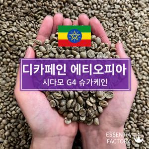 커피생두 1kg 신선한 NEW Crop 디카페인 에티오피아 시다모 G4 슈가케인